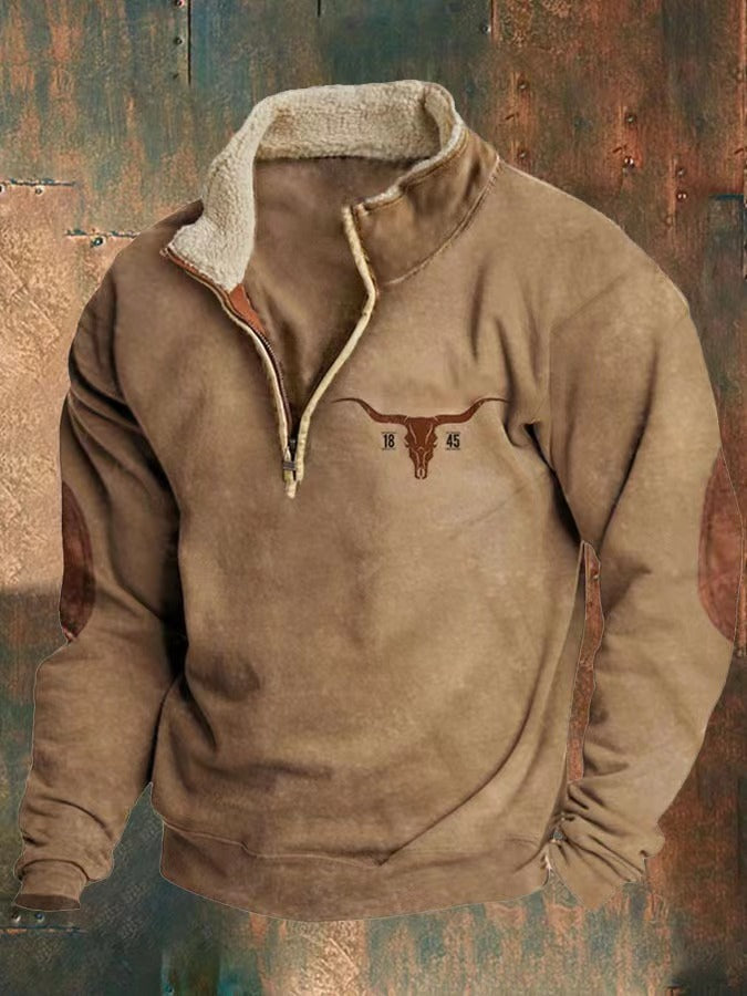 Pull Western à Motifs Ethniques
