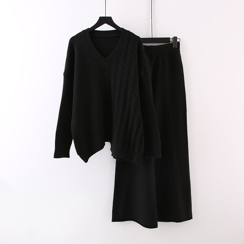 Ensemble en maille douce – Élégance et confort garanti