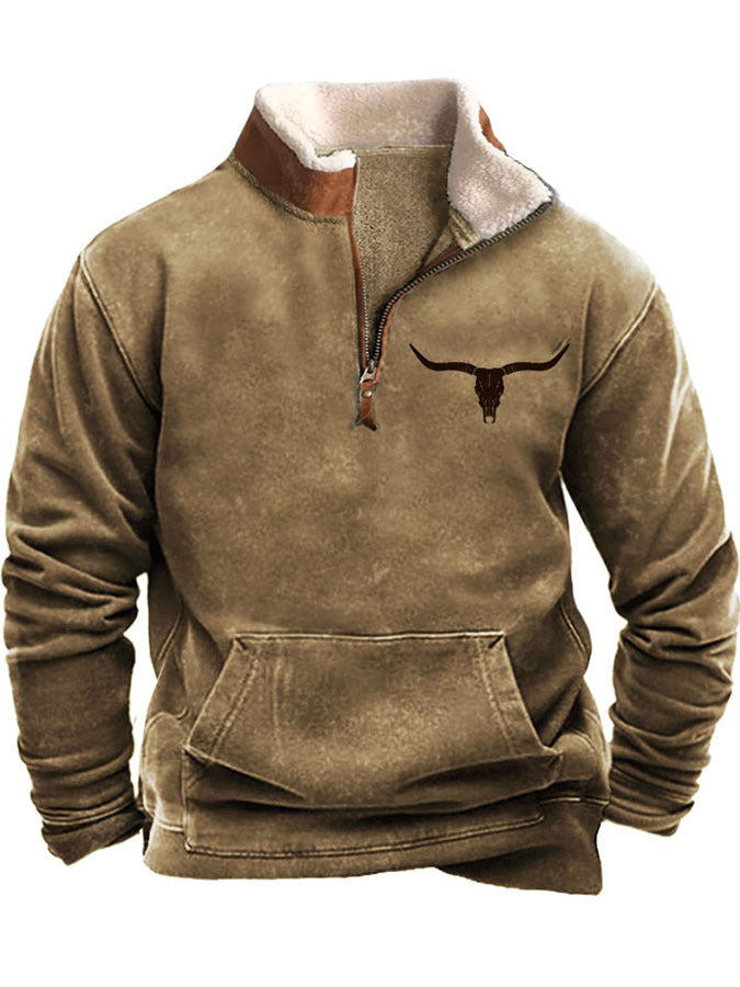 Pull Western à Motifs Ethniques
