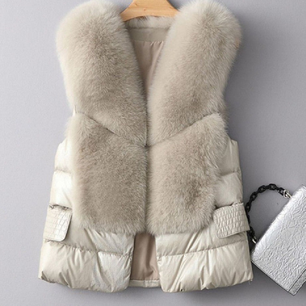 Gilet Sans Manches en Fausse Fourrure – Élégance & Confort Hivernal