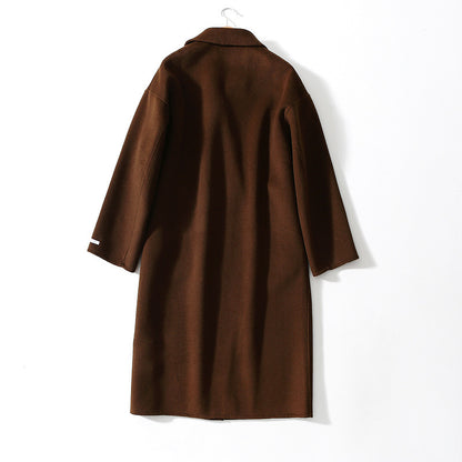 Manteau Long en Laine – Élégance Classique & Confort Hivernal