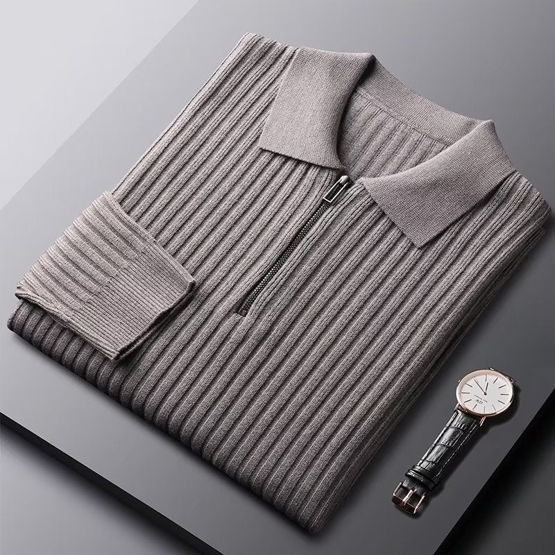 Pull Blanc Zippé Élégant – Style Chic et Moderne