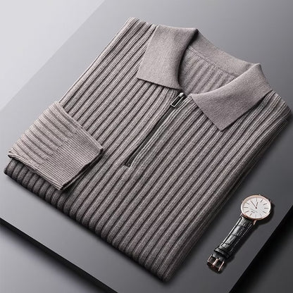 Pull Blanc Zippé Élégant – Style Chic et Moderne