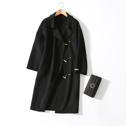 Manteau Long en Laine – Élégance Classique & Confort Hivernal